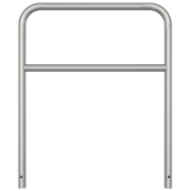 Stainless steel hoop |  48 mm | for casting in concrete | with cross bar | total width 1000 mm | for casting in concrete